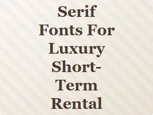 Elevate Your Listing with Refined Serif Typography